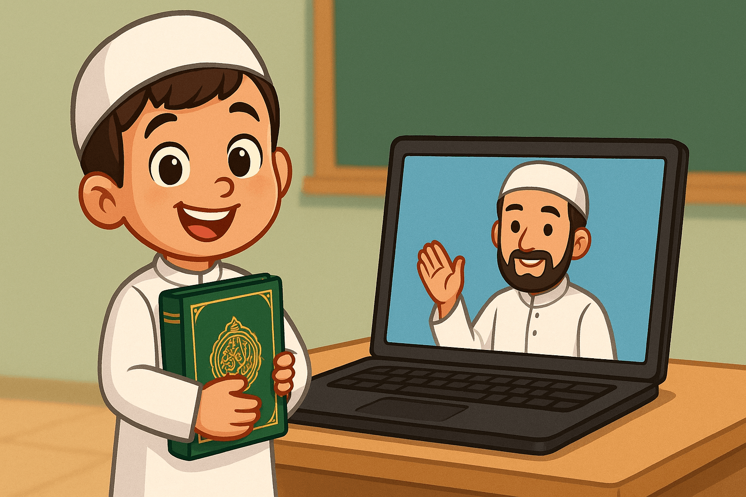 Certified male Quran teacher for online classes