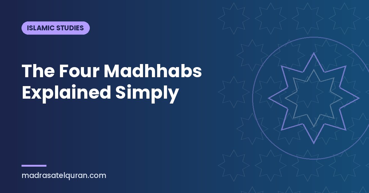 The Four Madhhabs Explained Simply