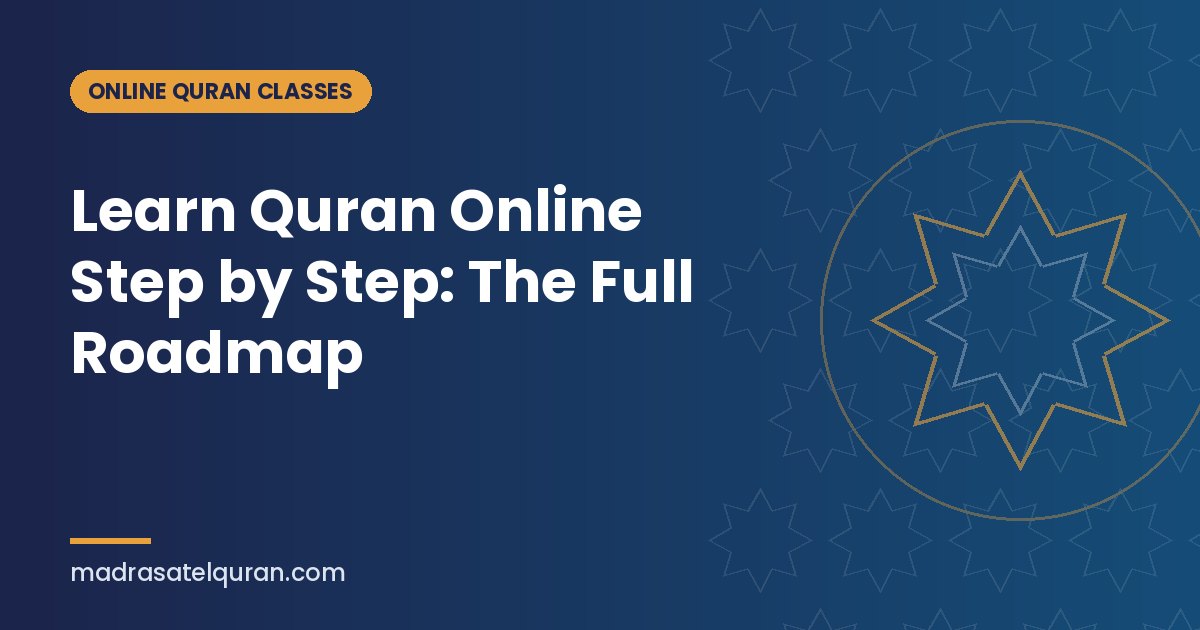 Learn Quran Online Step by Step: The Full Roadmap