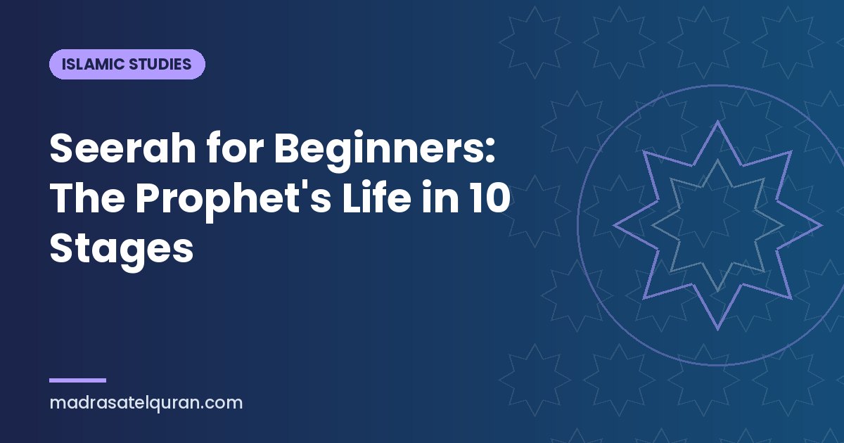 Seerah for Beginners: The Prophet's Life in 10 Stages