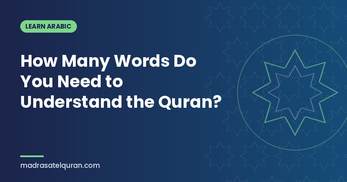 How Many Words Do You Need to Understand the Quran?
